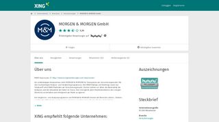 
                            6. MORGEN & MORGEN GmbH als Arbeitgeber | XING Unternehmen