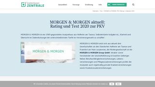 
                            4. ▷ MORGEN & MORGEN: PKV-Ratings + Analysen 2019