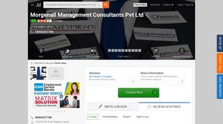 
                            10. Morgenall Management Consultants Pvt Ltd, Horamavu - Placement ...