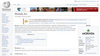 
                            7. Morinda, Inc. - Wikipedia