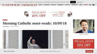 
                            9. Morning Catholic must-reads: 10/09/18 | Catholic Herald