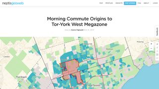 
                            10. Morning Commute Origins to Tor-York West Megazone - Neptis Geoweb
