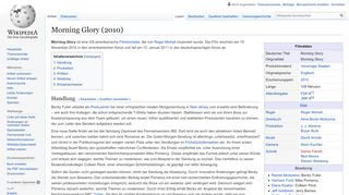 
                            11. Morning Glory (2010) – Wikipedia