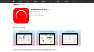 
                            7. Morningstar for iPad on the App Store - iTunes - Apple