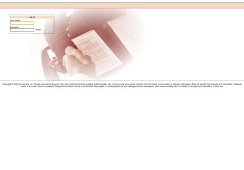 
                            6. Morningstar Login Page