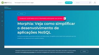 
                            10. Morphia: Veja como simplificar o desenvolvimento de aplicações ...