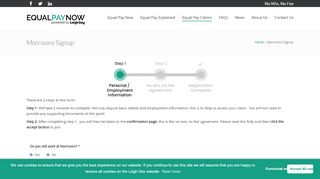 
                            10. Morrisons Signup – Equal Pay Claims - Equal Pay Now