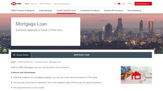 
                            7. Mortgage Loan | Consumer Loans | Credit Cards & Loans | HSBC