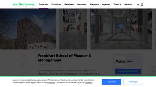 
                            11. Mosa. | Frankfurt School of Finance & Management - architectenweb.nl