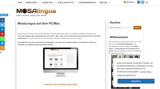 
                            1. MosaLingua auf dem PC/Mac - Lerne Sprachen auf dem Smartphone ...