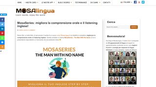 
                            9. MosaSeries: migliora comprensione e listening inglese - MosaLingua