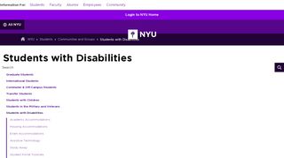 
                            12. Moses Center for Students with Disabilities - NYU