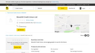 
                            8. Mosshill Credit Union Ltd, Bellshill | Credit Unions - Yell