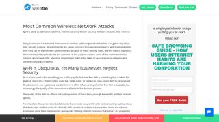 
                            7. Most Common Wireless Network Attacks - WebTitan