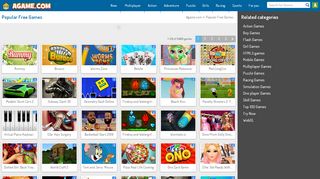 
                            3. Most Popular Games - Free online games at Agame.com
