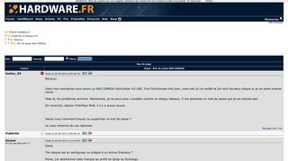 
                            7. Mot de passe NAS IOMEGA - Réseaux - Systèmes & Réseaux Pro - FORUM ...