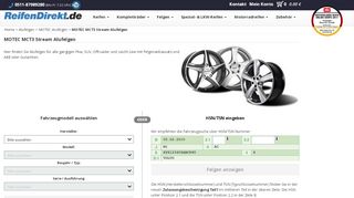 
                            8. MOTEC MCT3 Stream Alu Felgen online günstig kaufen - reifendirekt.de