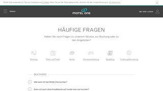 
                            4. Motel One | FAQ Fragen & Antworten