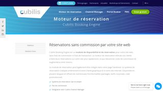 
                            4. Moteur de réservation :: Cubilis suite logicielle hôtelière