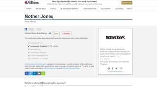 
                            12. Mother Jones Media Bias | AllSides