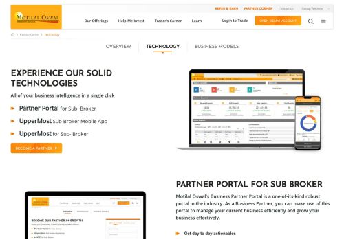 
                            6. Motilal Oswal's Business Partners Portal