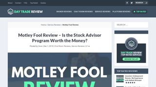 
                            5. Motley Fool Review - Is The Stock Advisor Program a Good Investment?