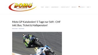 
                            12. Moto GP Valencia! 5 Tage nur 569.- CHF inkl. Fahrt, Ticket ...