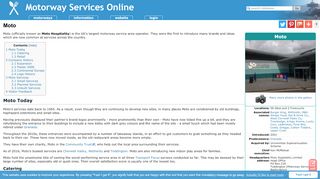 
                            11. Moto - Motorway Services, Moto | service station info