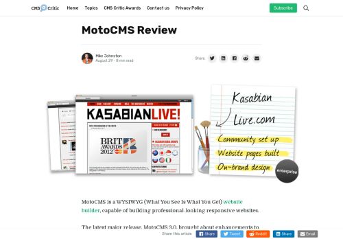 
                            12. MotoCMS Review - CMS Critic