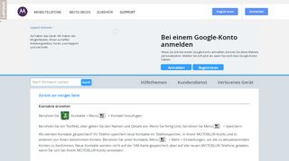 
                            3. MOTODEFY+ - Kontakte - motorola-global-portal-de.c...