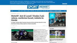 
                            6. MotoGP, test di Losail: Vinales il più veloce, conferme Ducati, indietro ...