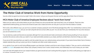 
                            12. Motor Club Of America Review - One Call Appliance Service