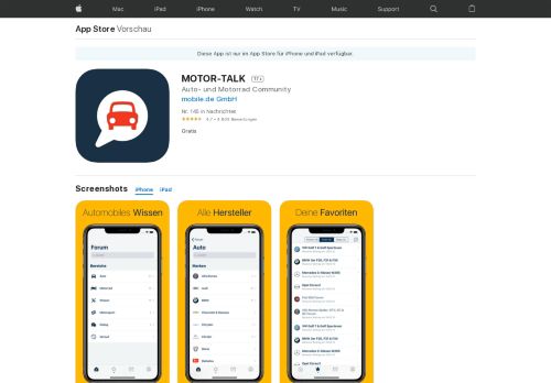 
                            6. MOTOR-TALK im App Store - iTunes - Apple