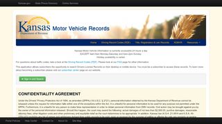 
                            12. Motor Vehicle Records - Kansas.gov