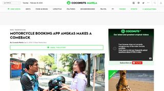 
                            9. Motorcycle booking app Angkas makes a comeback | Coconuts Manila