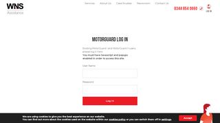 
                            12. MotorGuard Login - WNS Assistance