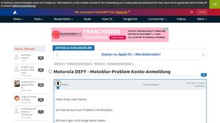 
                            6. Motorola DEFY — Motoblur-Problem Konto-Anmeldung | AndroidPIT Forum