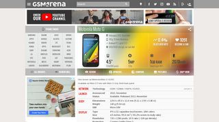 
                            6. Motorola Moto G - Full phone specifications - GSMArena.com