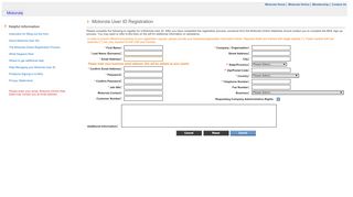 
                            2. Motorola Online - Registration for User ID