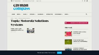 
                            9. Motorola Solutions Systems | Cayman Compass