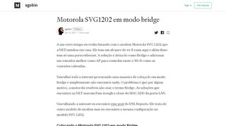 
                            5. Motorola SVG1202 em modo bridge – sgobin