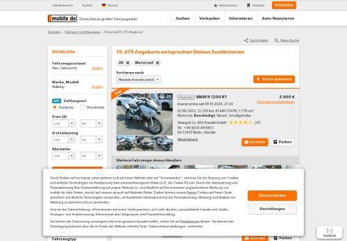 
                            4. Motorrad Angebote bei mobile.de kaufen