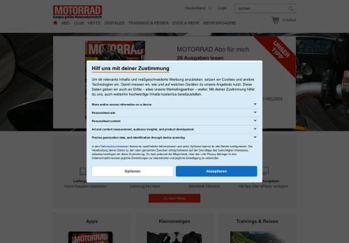 
                            8. Motorrad im Motor Presse Shop