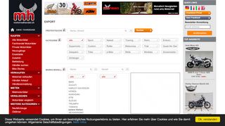 
                            4. Motorradhandel.ch - Profi Suche Export