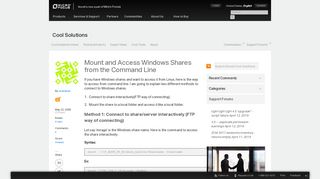 
                            12. Mount and Access Windows Shares from the Command Line - Cool ...