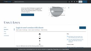 
                            2. mount - Login to user's session with chroot - Unix & Linux Stack ...