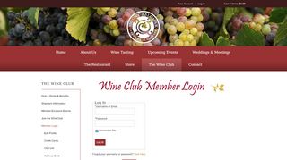 
                            8. Mount Palomar Winery - Members - Login