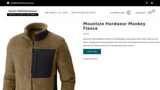 
                            10. Mountain Hardwear Monkey Fleece | Silent Professionals