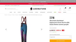 
                            5. Mountain Hardwear W's Exposure/2 Gore-Tex Pro Bib Pants Cosmos ...