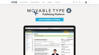 
                            8. Movable Type Hosting - Arvixe